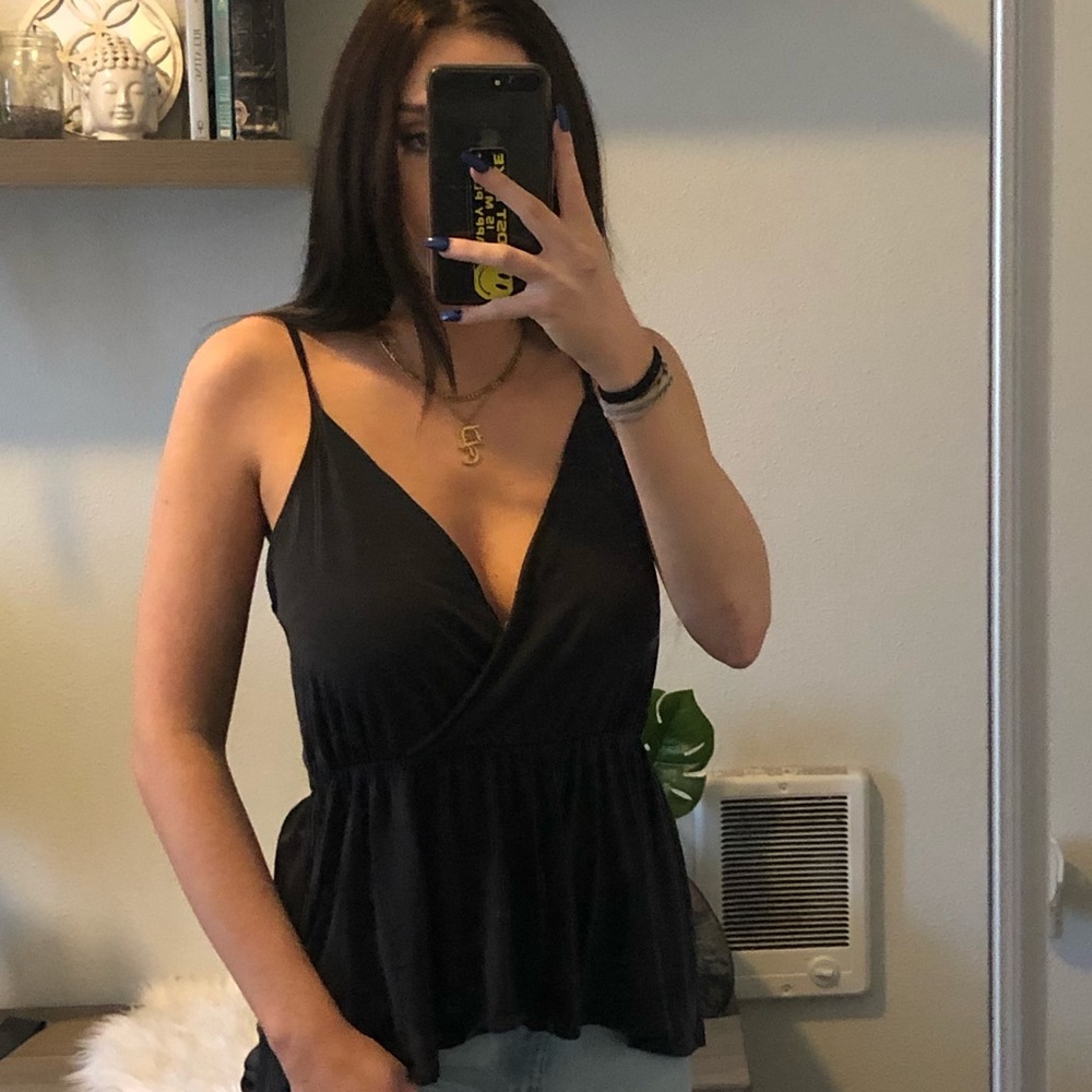 BOGO 50% OFF Cross front flowy tank top